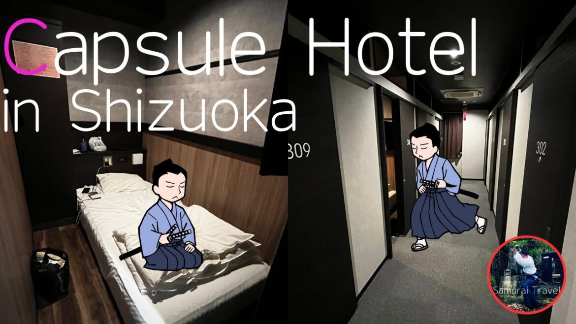 コスパ高いモダン1R風カプセルホテル😪　カプセルイン静岡VLOG